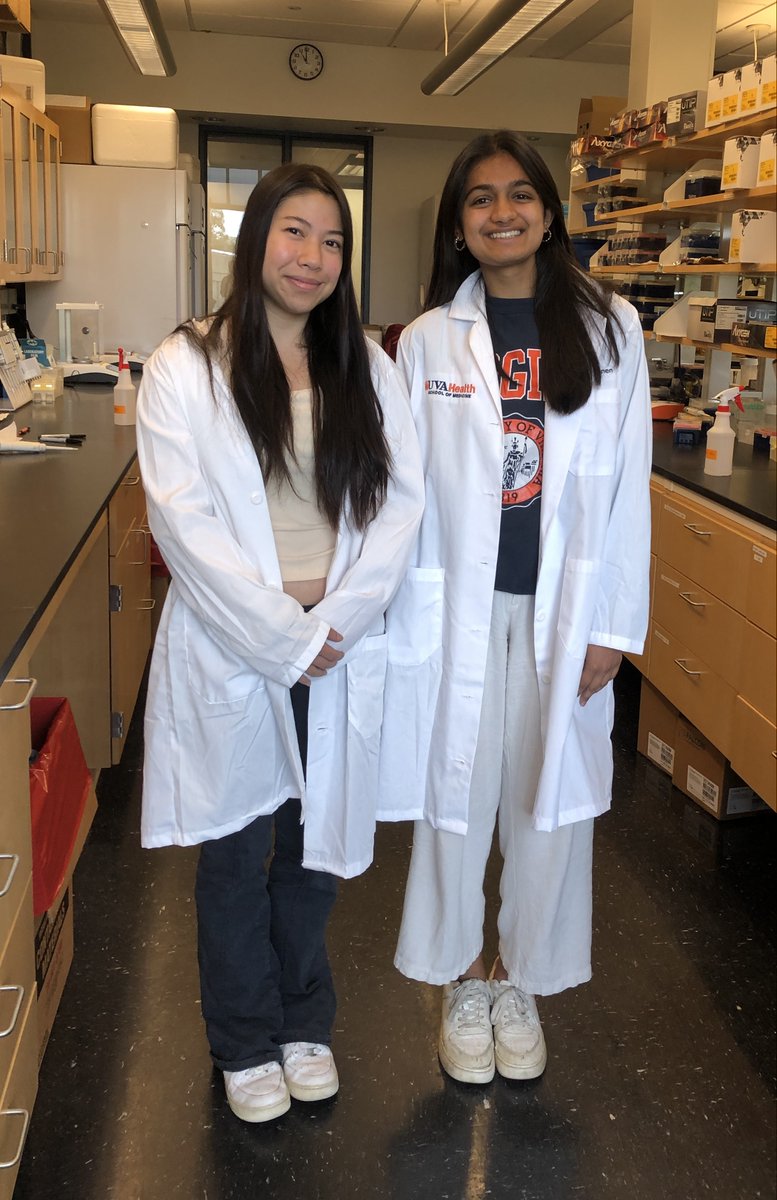 UVAimmunology (@uvaimmunology) on Twitter photo Congratulations to <a href="/UVA/">UVA</a> undergrads Iana Niknezhad (left) and Aditi Shanbhag (right) for receiving summer research funding! Mentored by <a href="/ZegarraRuizPhD/">Daniel F. Zegarra-Ruiz, PhD</a>, Iana and Aditi will study the relationships between diet, gut microbiome, and lupus. Congratulations to you both!
#immunology Congratulations to <a href="/UVA/">UVA</a> undergrads Iana Niknezhad (left) and Aditi Shanbhag (right) for receiving summer research funding! Mentored by <a href="/ZegarraRuizPhD/">Daniel F. Zegarra-Ruiz, PhD</a>, Iana and Aditi will study the relationships between diet, gut microbiome, and lupus. Congratulations to you both!
#immunology