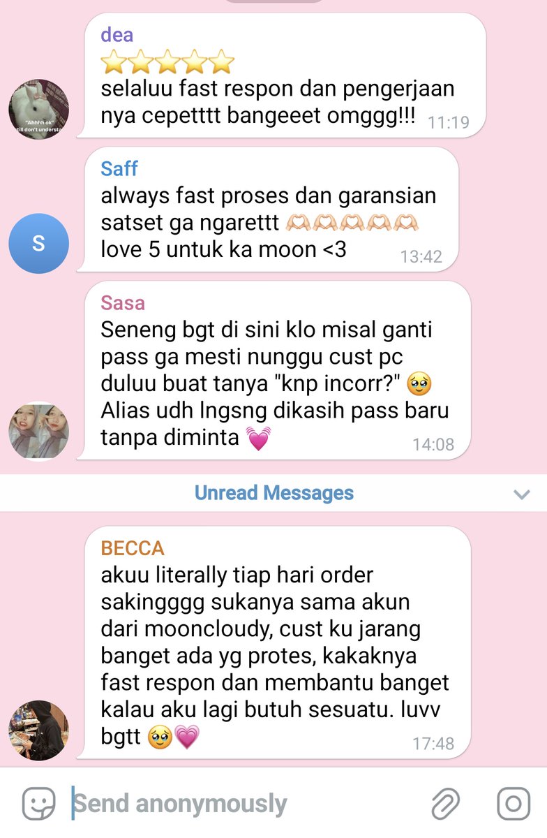 mooncloudy22's tweet photo. beberapa testi dari resellerku🥺❤️
yg mau join group netflix masih bisa yaa
.
#zonauang https://t.co/hOecPvEHb9