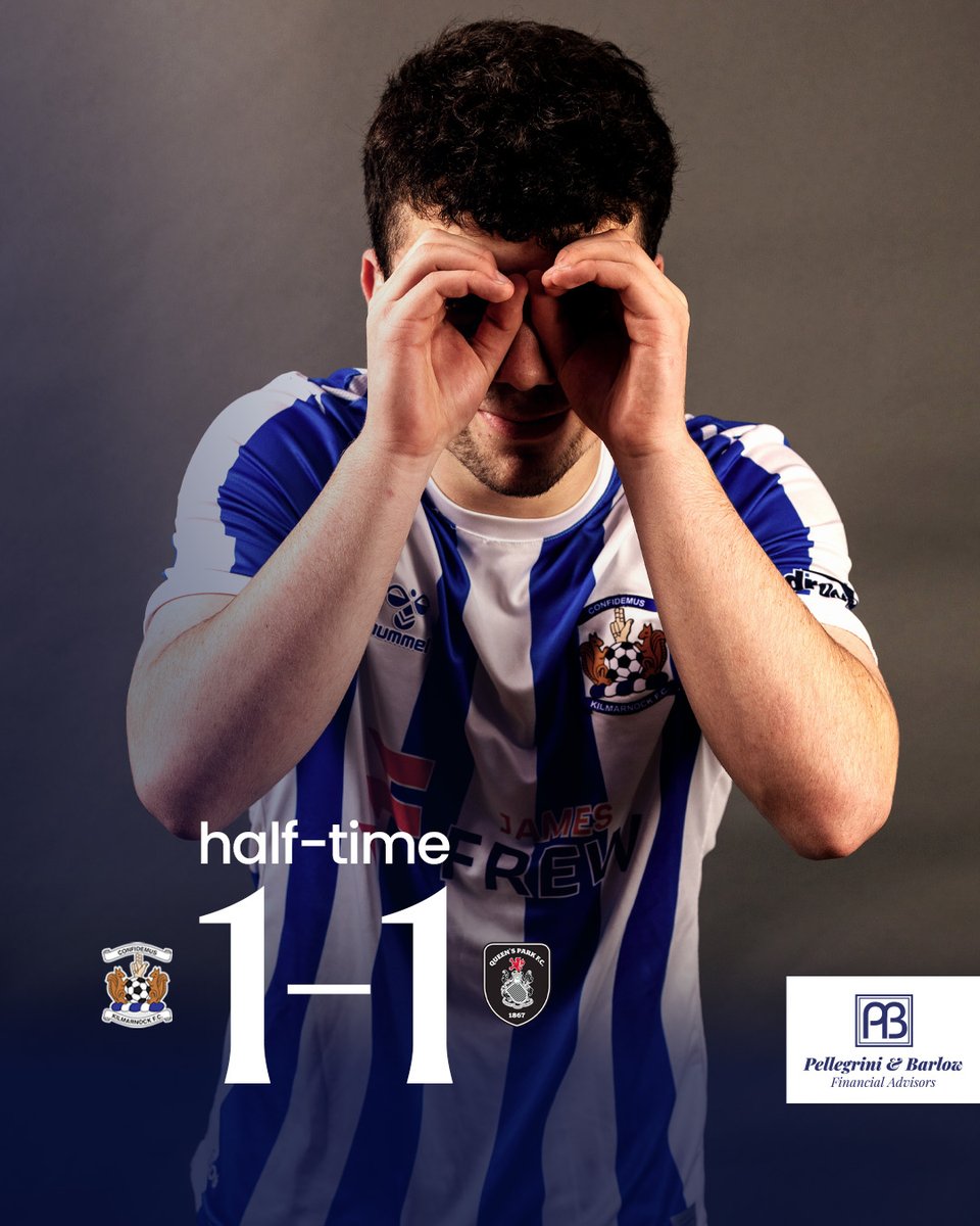 HT: Kilmarnock 1-1 Queen's Park (Under 18s)

Scorer: Jack Allan