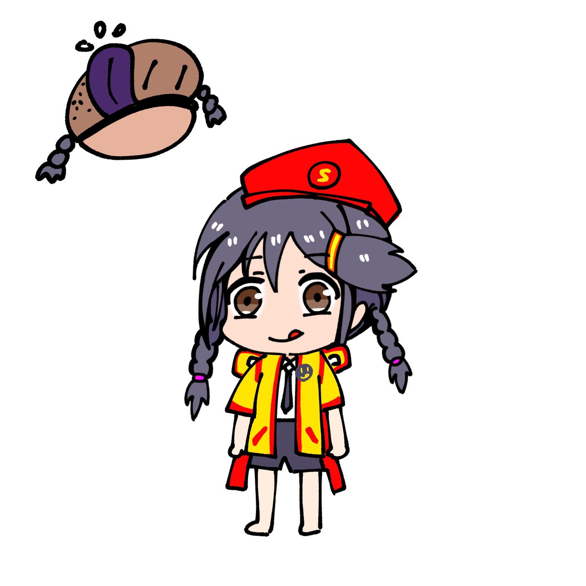 「#これを見た人は無言で去年の4月の画像を貼る」|はくとうのイラスト