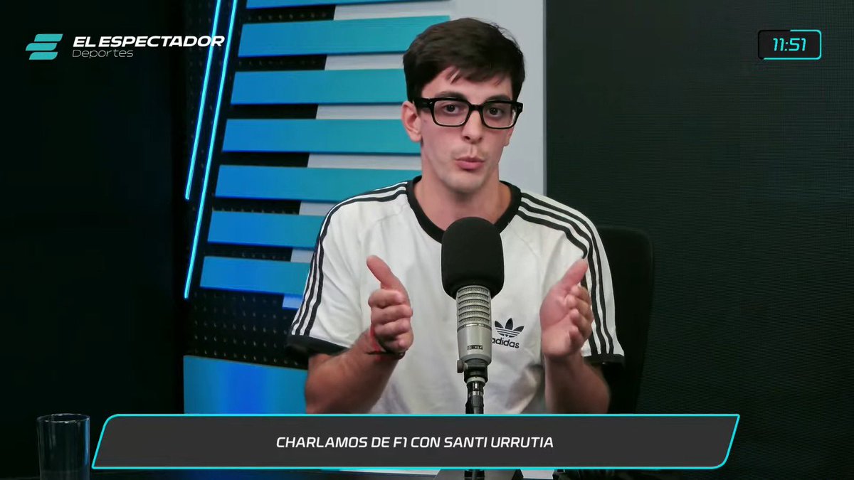 El Espectador Deportes ๐ (@elespectadoruy) on Twitter photo ๐ด AHORA | Nos visita <a href="/Santi_Urrutia/">Santiago Urrutia</a> en estudios para su columna de Fรณrmula 1 en Convocados por ๐๐ฅ ๐๐ฌ๐ฉ๐๐๐ญ๐๐๐จ๐ซ ๐๐๐ฉ๐จ๐ซ๐ญ๐๐ฌ
๐ป 810 AM ยท 92.5 FM
โถ๏ธ youtube.com/live/DdiYwEWrdโฆ ๐ด AHORA | Nos visita <a href="/Santi_Urrutia/">Santiago Urrutia</a> en estudios para su columna de Fรณrmula 1 en Convocados por ๐๐ฅ ๐๐ฌ๐ฉ๐๐๐ญ๐๐๐จ๐ซ ๐๐๐ฉ๐จ๐ซ๐ญ๐๐ฌ
๐ป 810 AM ยท 92.5 FM
โถ๏ธ youtube.com/live/DdiYwEWrdโฆ