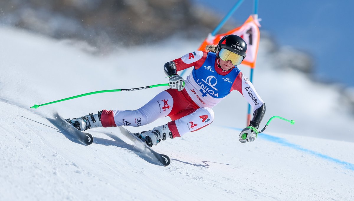 At the final races of the Austrian Championships, Conny Hütter and Stefan Babinsky secure the titles in the Super G - for both of them it is their maiden victory.