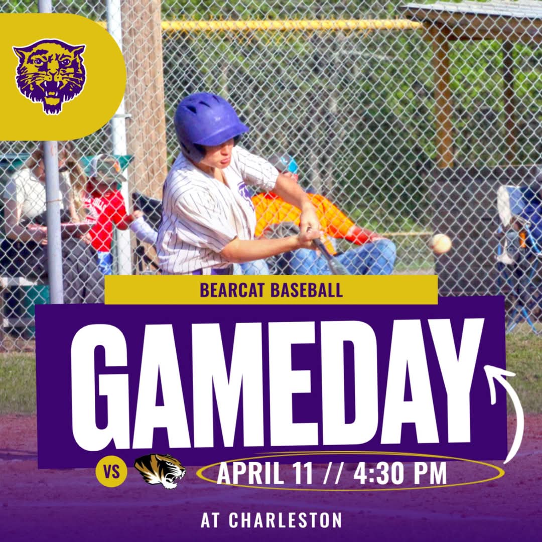 Big conference matchup today as Booneville travels to Charleston. Need all the support we can get! First pitch is at 4:30. Come join us!
#bearcatsalltheway 
#BestIsTheStandard