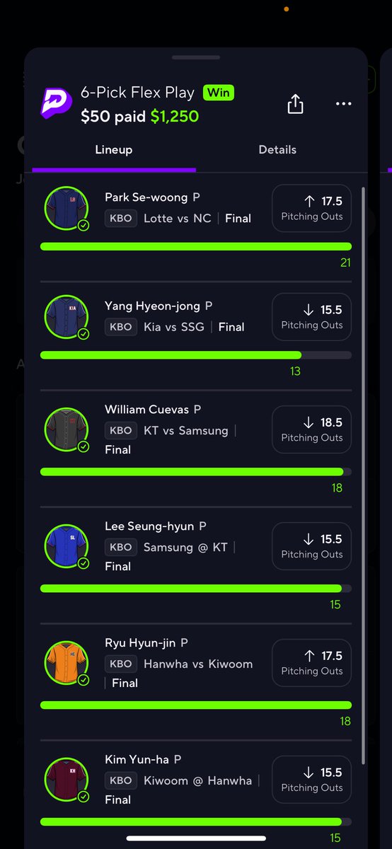 Ladder_Bets's tweet image. I love KBO - We are so back