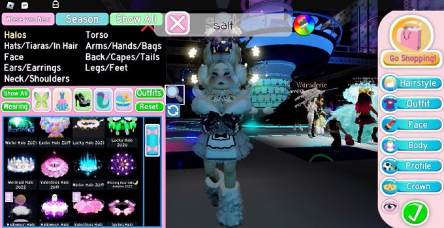 trading these halos for adopt me pets