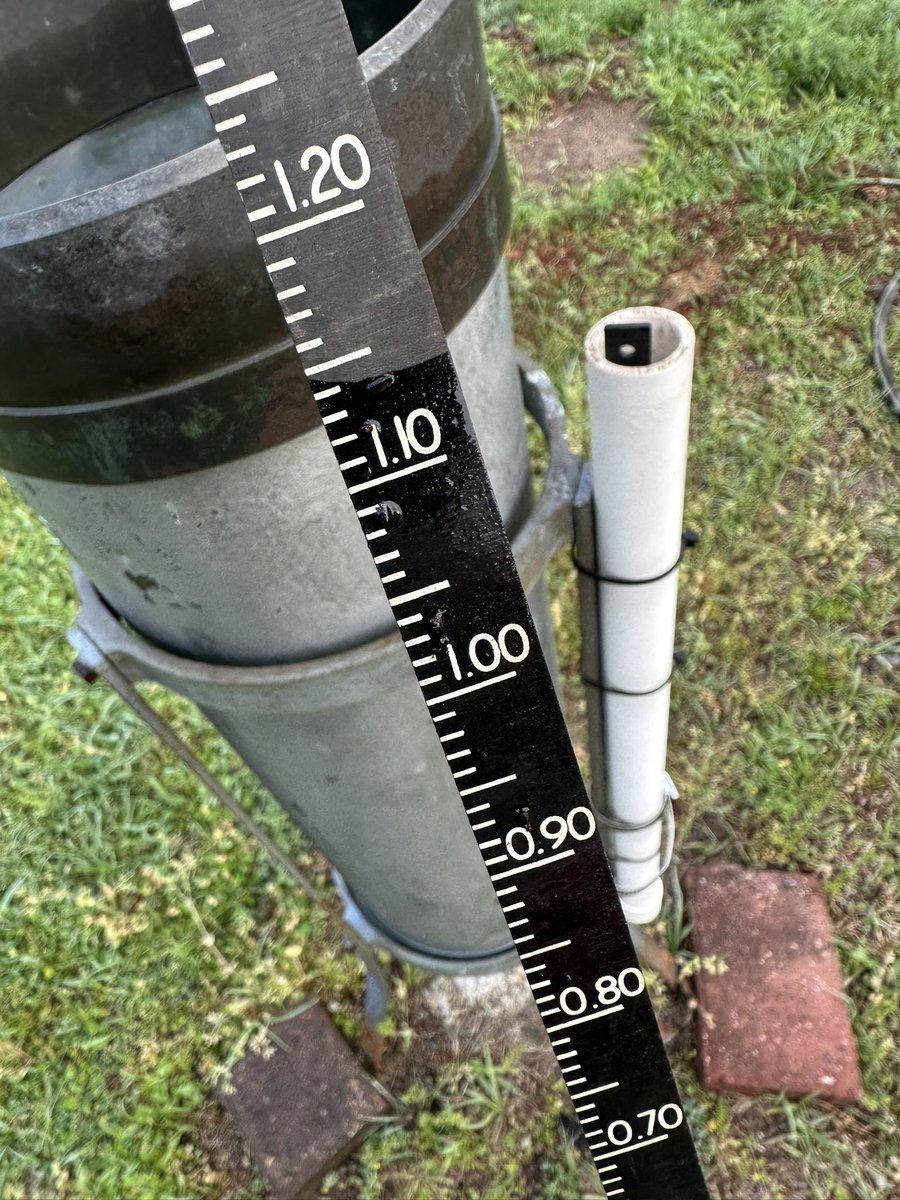 Hooo-weeee! 1.14” to report today from that thunderstorm last night ght in #CatawbaSC <a href="/NWSGSP/">NWS GSP</a>