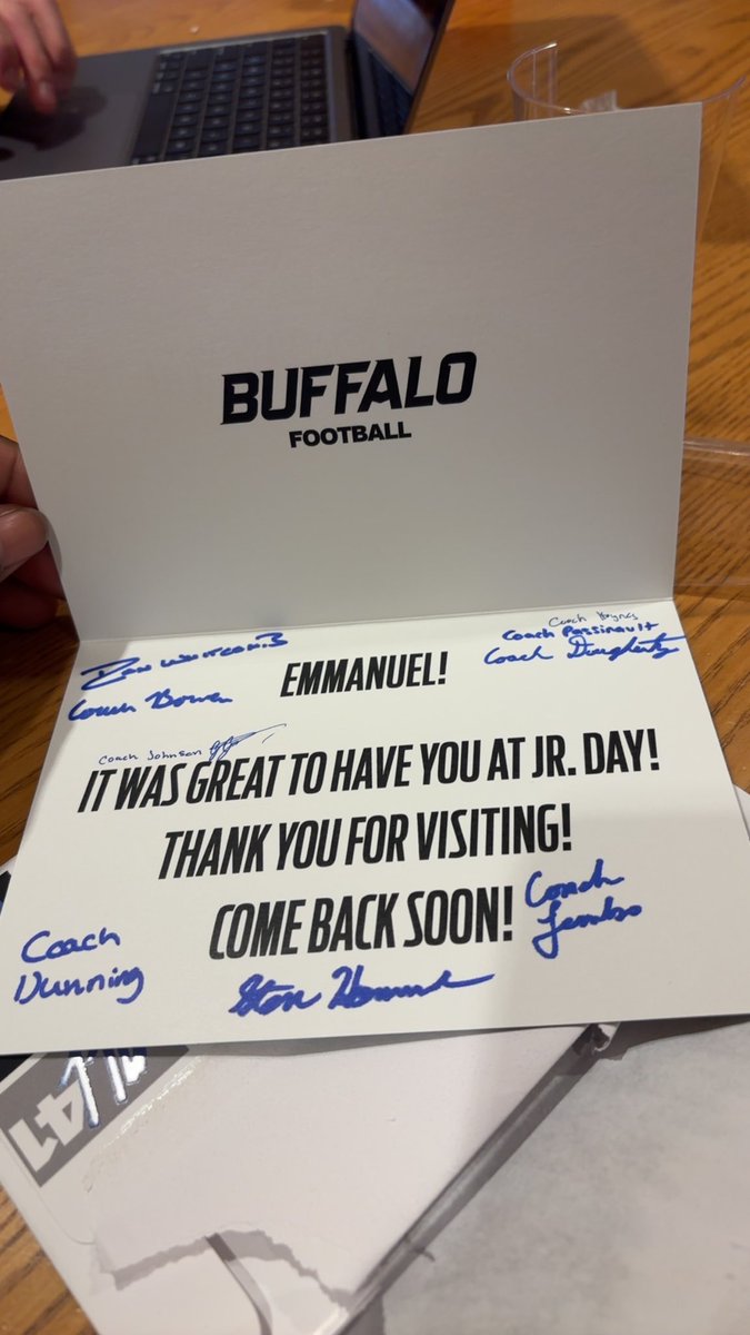 Emmanuel Onyemali🇳🇬🇨🇦 (@emmanuelonyemm) on Twitter photo Thank you for the love <a href="/UBFootball/">UB Football</a> can’t wait to be back on campus! Thank you for the love <a href="/UBFootball/">UB Football</a> can’t wait to be back on campus!