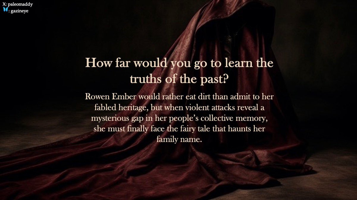 PaleoMaddy's tweet image. Happy #FullRequestFriday, #litagents! If you ♥️ this pitch deck, a query will appear in your chosen submission box 👀#amquerying

❤️‍🔥Fiery companions
⚔️Childhood rivals
🌶️An unexpected slow burn
🏔️Epic quest
🌬️Fast paced

#agentguide #agentsguide