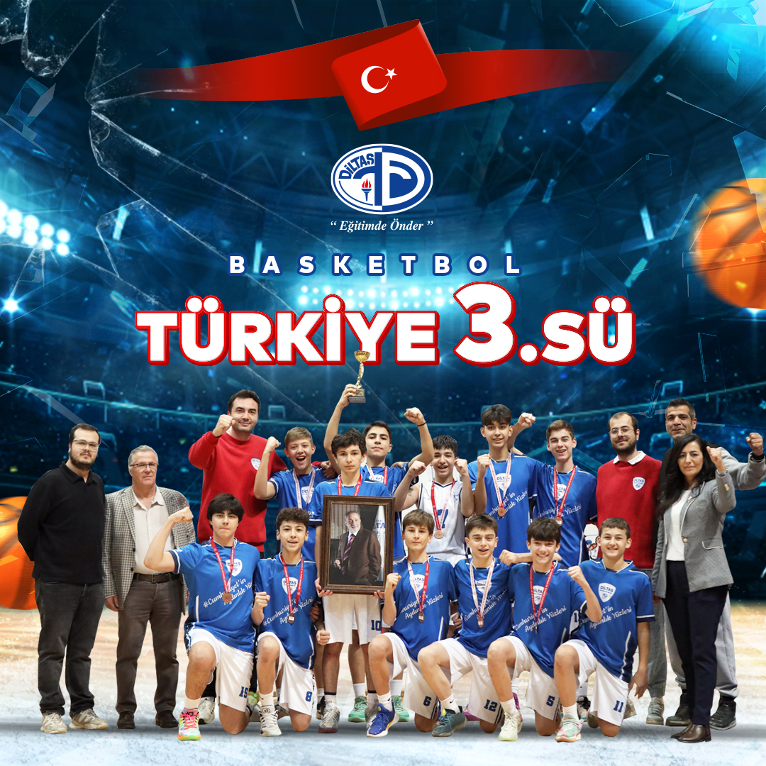DiltasEgtKrm's tweet photo. “RUHUN ŞAD OLSUN ALİ ATAMAN: DİLTAŞ, BASKETBOL TÜRKİYE 3.SÜ!”
Selçuklu Diltaş Ortaokulu basketbol takımımız, Türkiye okullar arası basketbol şampiyonasının Konya’da oynanan final müsabakaları sonuçlarına göre yıldızlar erkek kategorisinde “TÜRKİYE 3.SÜ” olmuştur. https://t.co/6C2r1fCgXo