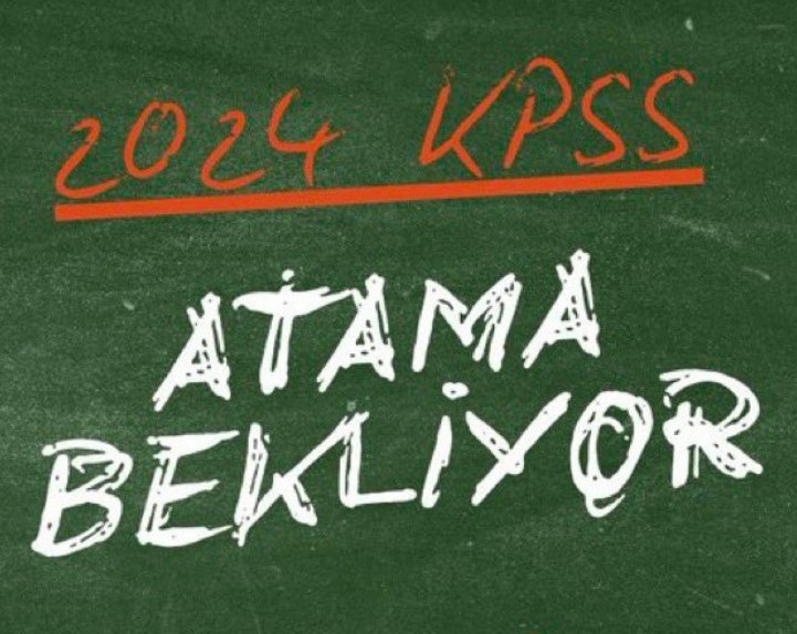 gundemiogren's tweet photo. (2024 KPSS)

2024 KPSS puanı ile atama bekleyen öğretmenler seslerini duyurmaya çalışıyor.

İlgili başlık bu nedenle X gündeminde. https://t.co/xMe4quAwIG