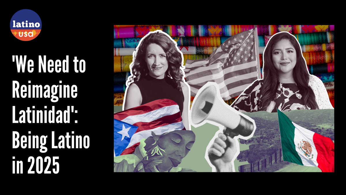 #NowPlaying a new <a href="/LatinoUSA/">Latino USA</a> podcast 🎧

What does it mean to be Latino in 2025? <a href="/jeanguerre/">Jean Guerrero</a> and <a href="/julissaarce/">Julissa Natzely Arce Raya</a> sit down with <a href="/Maria_Hinojosa/">Maria Hinojosa 🥑</a> to look at how the idea of "Latinidad" can bring people together—but also leave some folks out.

LISTEN ➡️ bit.ly/lusalatinidad