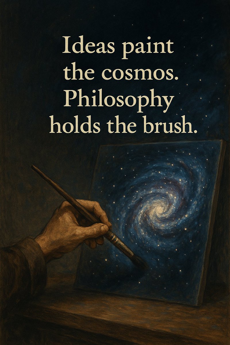 rhythmcam's tweet photo. “Ideas paint the cosmos. Philosophy holds the brush.”
Creation begins not with the hand, but with the mind.
Even one idea can stir the stars.
#CosmicPhilosophy #ThinkAndCreate #DeepThoughts
#HighClassPhilosophyTalk #ImaginationUnleashed #MindBrush https://t.co/aoJ7JGHIrd