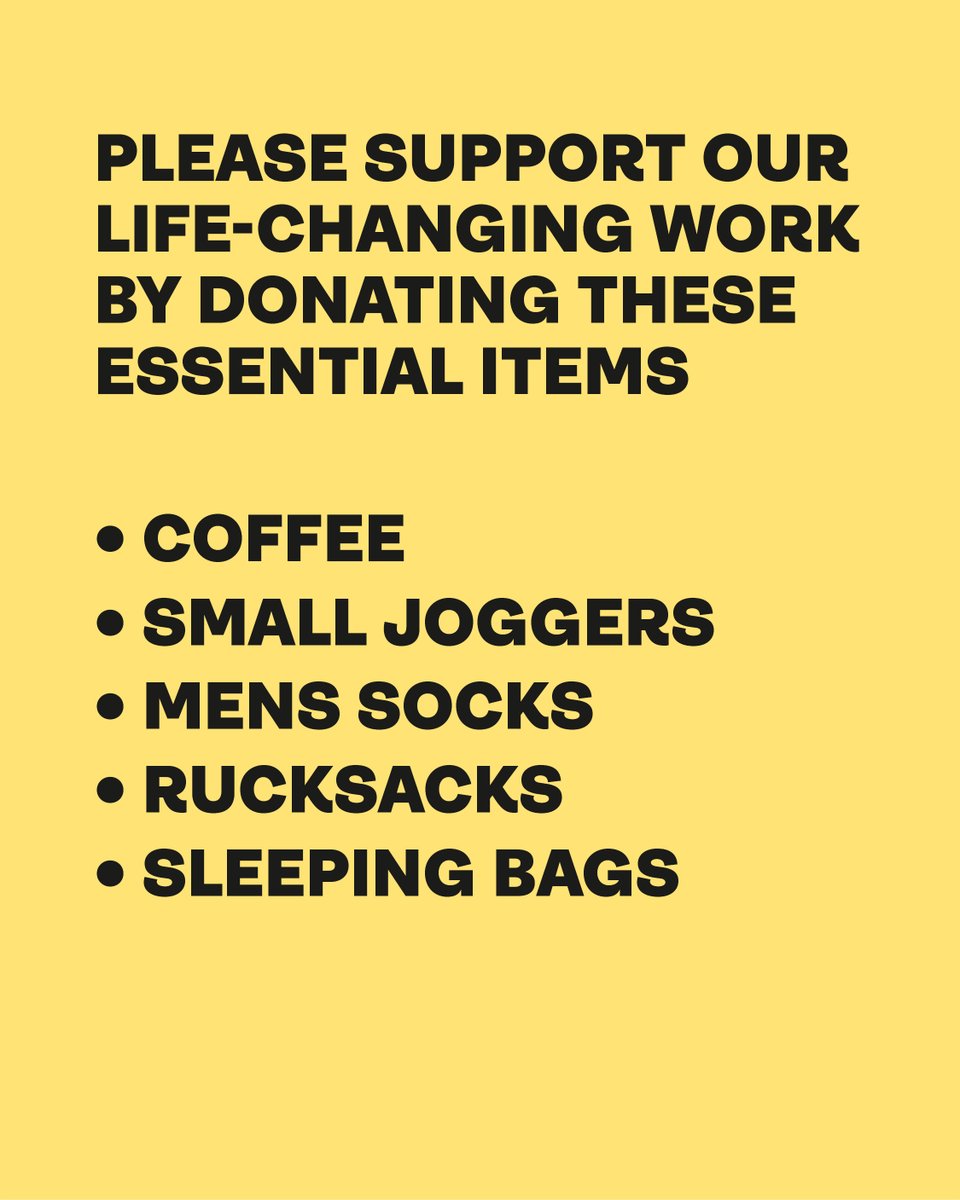 The warmer weather may make a night on the streets seem slightly more comfortable but our friends still lack safety, privacy, comfort and hope.

Please support people with no where to go by donating these urgently needed items

barnabus.org/donate-items

#homeless #charity #donate