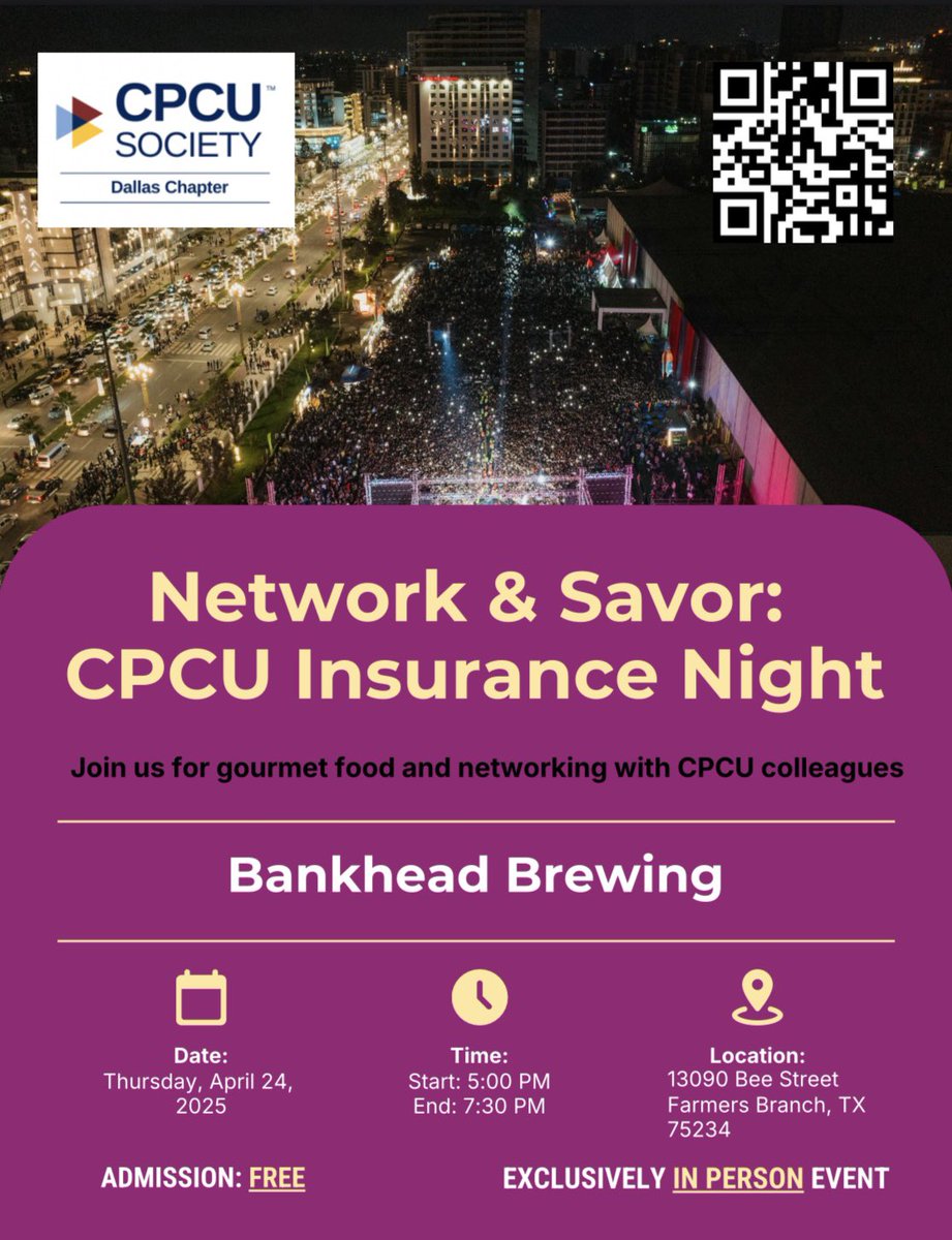 Dallas CPCU Chapter tweet media