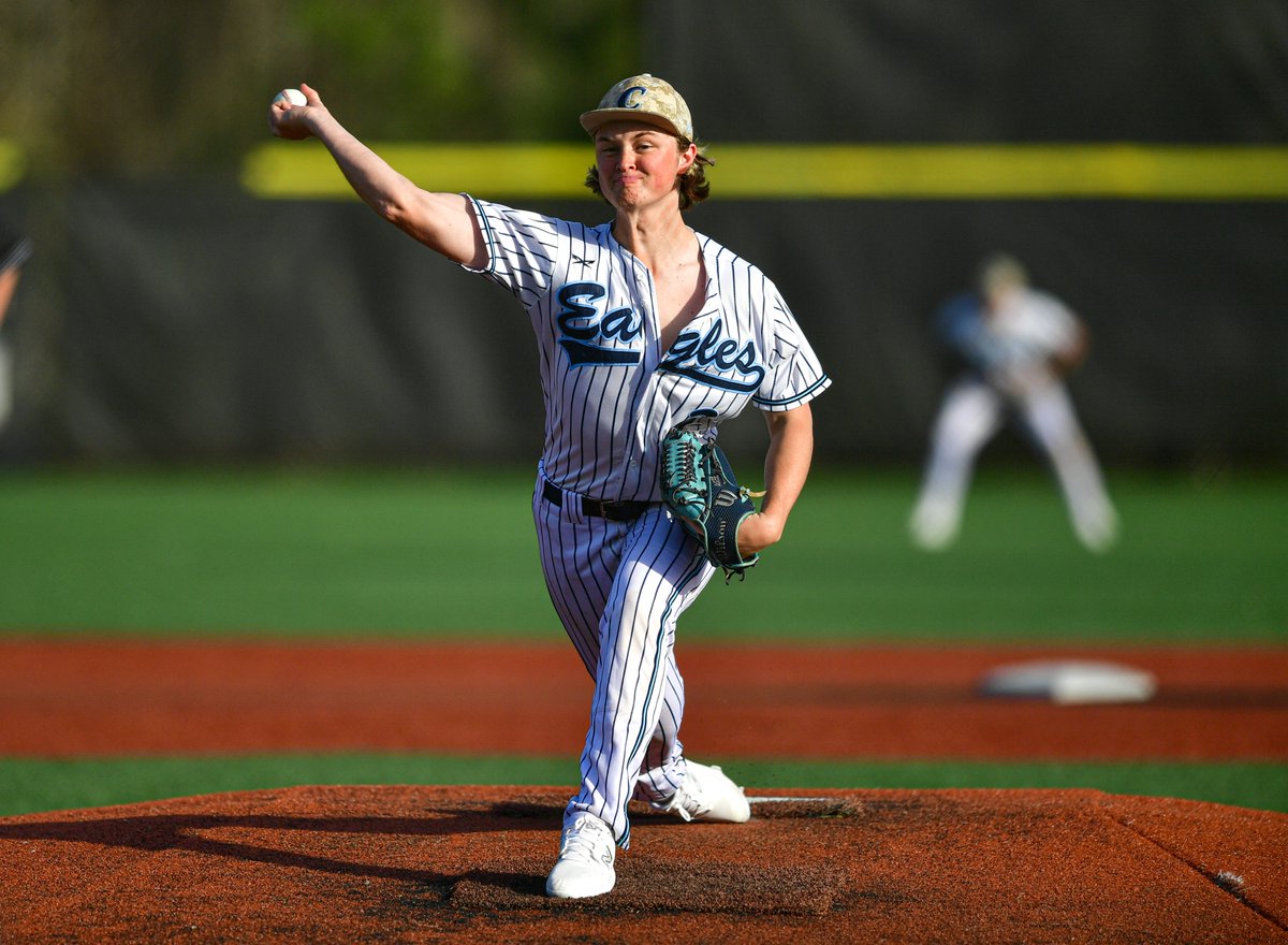 andrewtsimonson's tweet photo. The Calera Eagles won the Class 6A, Area 5 title with a perfect 4-0 record after sweeping away the Benjamin Russell Wildcats in a 10-inning thriller on Thursday.

Story: https://t.co/AfbJKwdmLY https://t.co/fUn9eCoViP