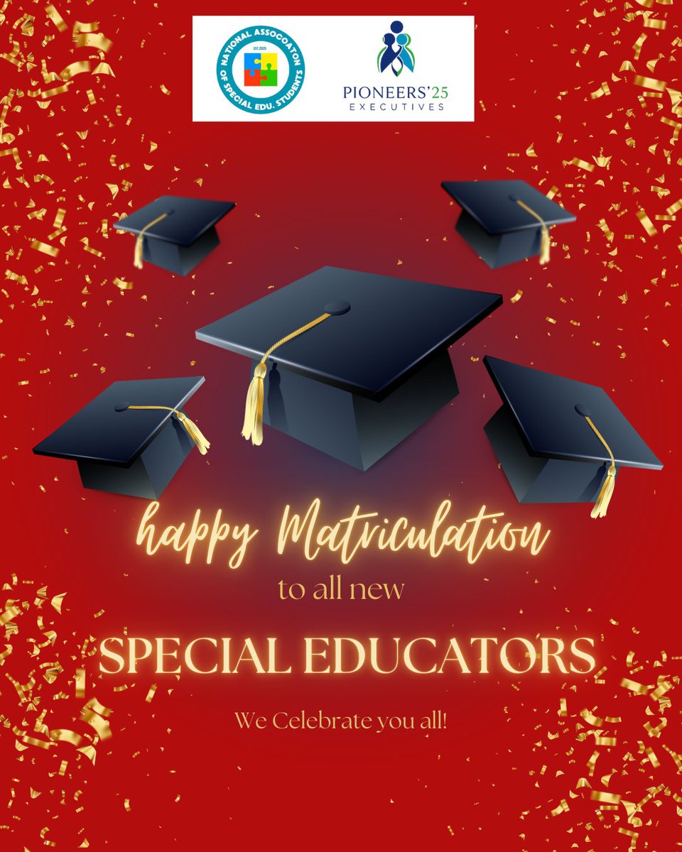 nases99103's tweet photo. Congratulations to You All on Your Matriculation!

On behalf of the NASES Pioneers’25 Executives, we extend our heartfelt congratulations to all newly admitted students of the University of Lagos on your matriculation!

Courtesy: NASES Pioneers’25 Executives https://t.co/qprwZQYlHh