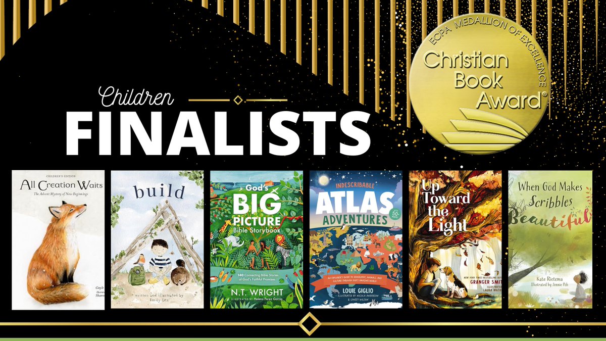 Announcing the 2025 #ChristianBookAward Children finalists! christianbookawards.com/finalists.html Congratulations to all of our finalists. #ReadGoodBooks #ECPA