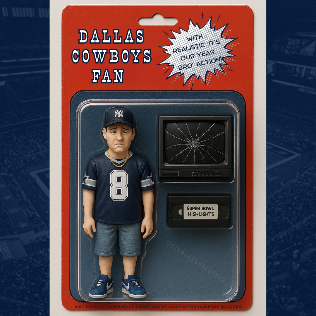 BirdzAndBeerz's tweet image. #Cowboys fan action figure just dropped!

#DallasSucks #FlyEaglesFly