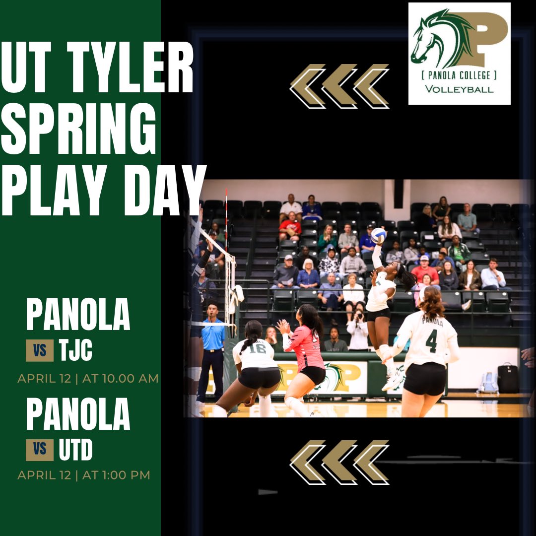 Panola College VB tweet media