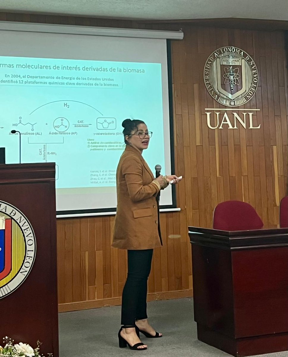 Apreciamos su tiempo y conocimiento, Dra. Lucero González Sebastián, UAM-Iztapalapa, por su conferencia: Sistemas catalíticos para la generación de combustibles a partir de la biomasa, en el #EQI2025 ¡Gracias!
#biomasa #catalisisheterogenea #biocombustibles