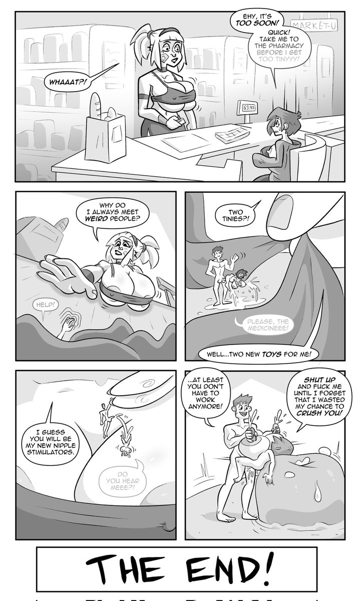 Cippy1997's tweet photo. The complete "I need my medicine" minicomic in a single post!
So you can easily bookmark it or retweet it 😎
#shrinking #breastexpansion #giantess #shrunkenman #shrunkenwoman #microphilia https://t.co/c3qNXexksb