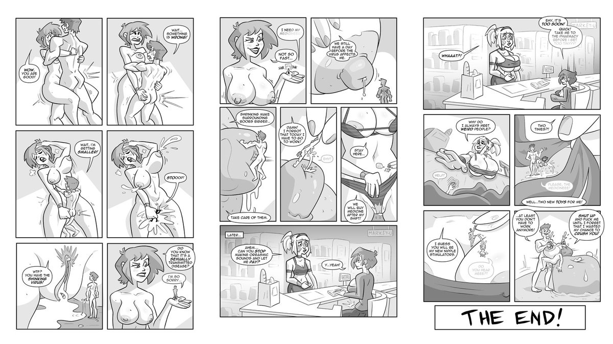 Cippy1997's tweet photo. The complete "I need my medicine" minicomic in a single post!
So you can easily bookmark it or retweet it 😎
#shrinking #breastexpansion #giantess #shrunkenman #shrunkenwoman #microphilia https://t.co/c3qNXexksb