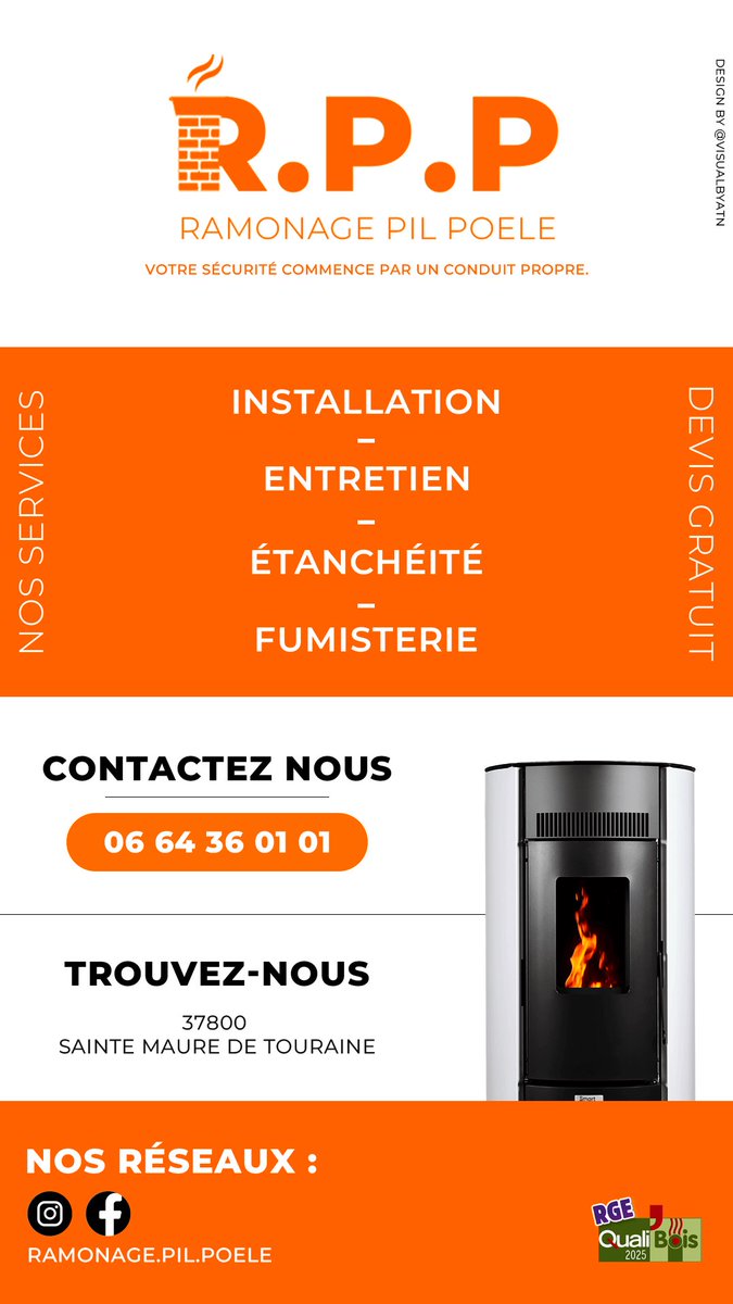 visualbyatn's tweet photo. Un coup de balai dans votre comm’ ?
J’ai imaginé ce flyer pour une société de ramonage : clair, pro et qui sent bon le feu de bois (sans la suie).
Prêt à booster votre visibilité, même en hiver !

#Design #FlyerPro #Ramonage #CommunicationVisuelle https://t.co/gY3iZGqaE5