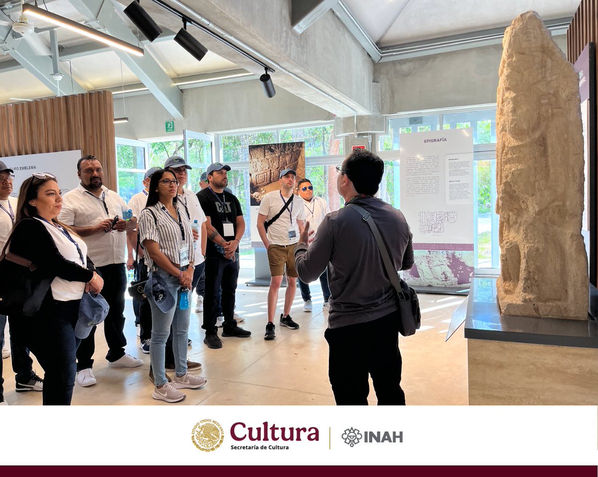 inahcampeche's tweet photo. Visitas en la zona arqueológica y en el museo de sitio de Edzná por parte de integrantes de la reunión de aeropuertos de Aeroméxico ✨

#CentroINAHCampeche #ZoasArqueológicas #LugaresINAH #40AñosINAHCampeche #MUSED #edzná https://t.co/n9T1qV11sk