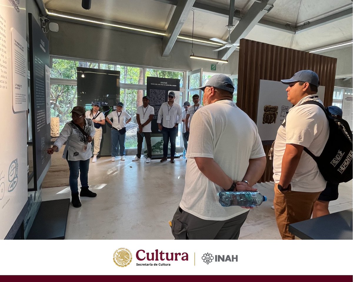 inahcampeche's tweet photo. Visitas en la zona arqueológica y en el museo de sitio de Edzná por parte de integrantes de la reunión de aeropuertos de Aeroméxico ✨

#CentroINAHCampeche #ZoasArqueológicas #LugaresINAH #40AñosINAHCampeche #MUSED #edzná https://t.co/n9T1qV11sk