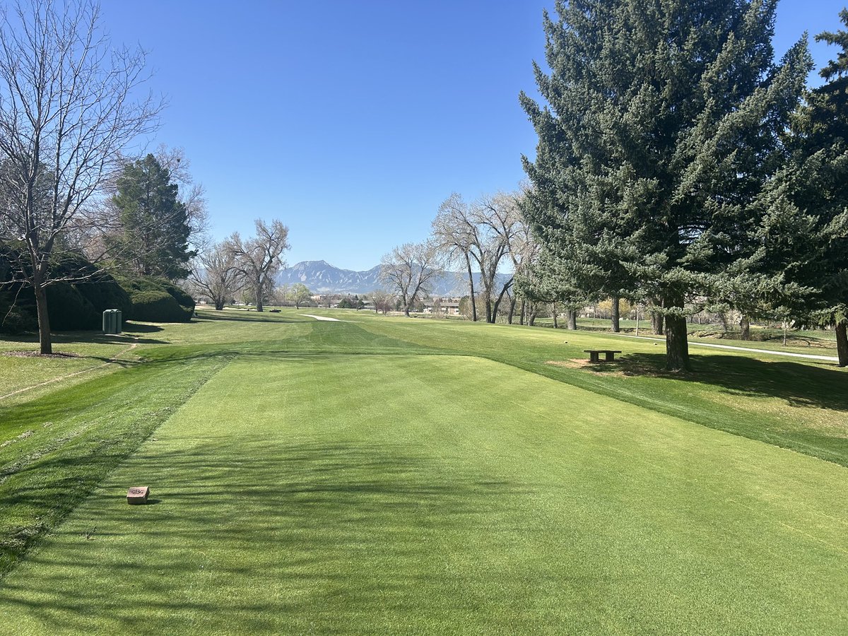 bouldergrounds's tweet image. Opening day for the renovated holes on the front 9.  What a day for it!