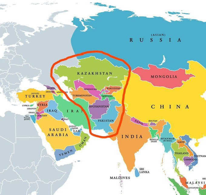 Şaşırtacak ve Eğlendirecek Haritalarla Dünya Turu (FLOOD) 

1. Bu ülke grubunun isimlerinin "stan" ile bitmesinin bir nedeni var mı?