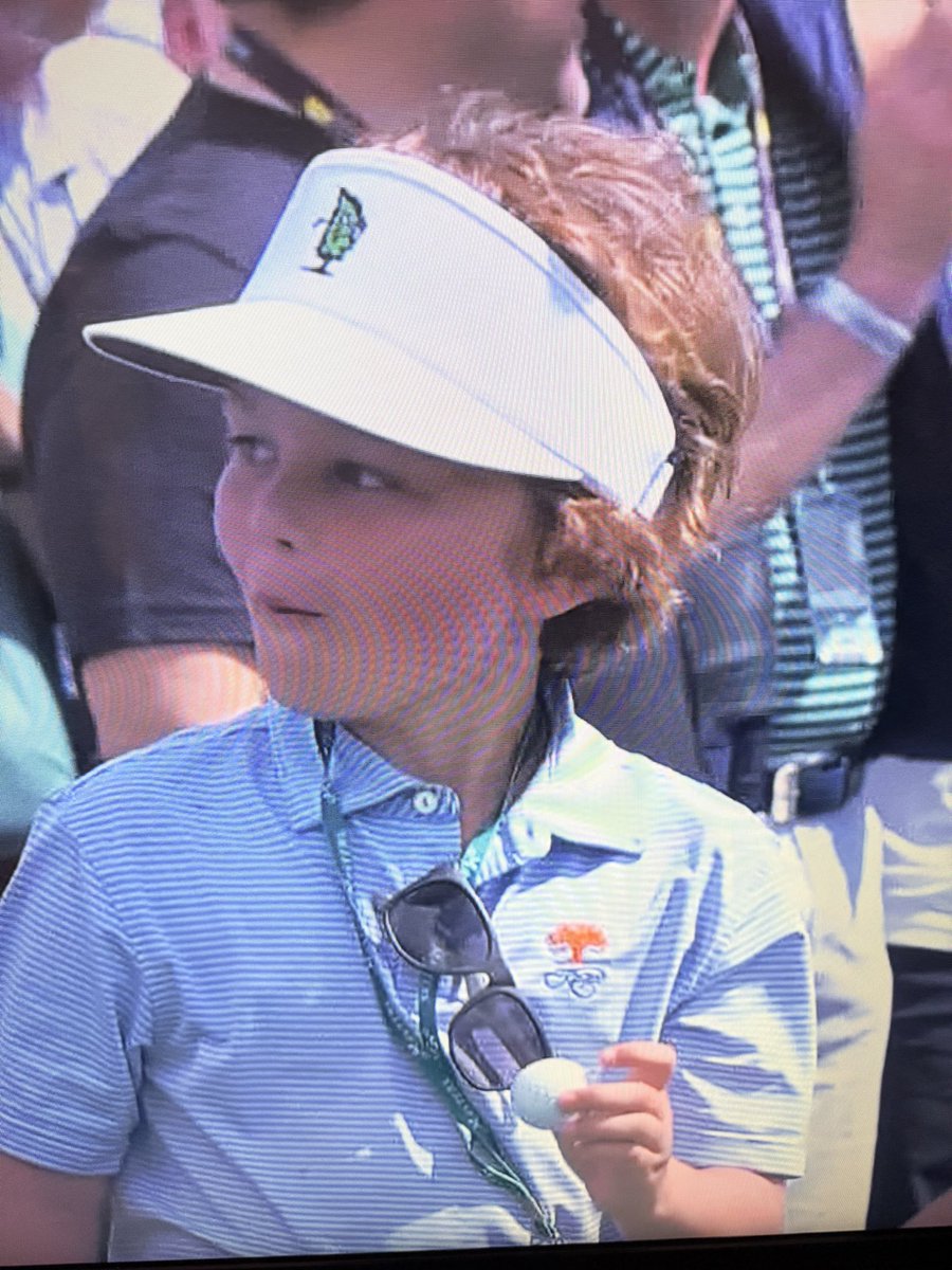 Masters Tickets
Tree Farm visor 
Kiawah polo 
Ball from Bryson

This kid is livin’ right!