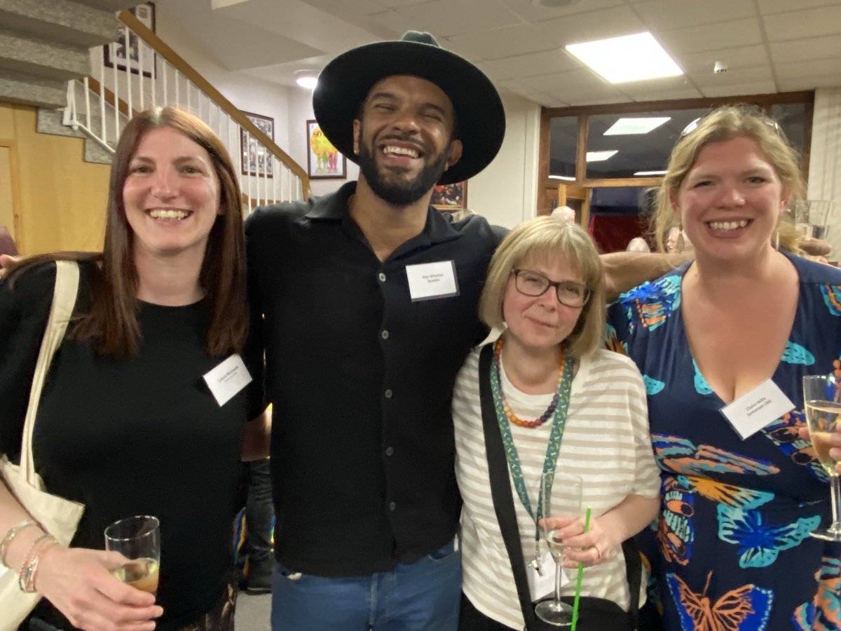 Lovely ⁦<a href="/alexwhartonpoet/">Alex Wharton</a>⁩ with Somerset CBG! Such an inspiring performer! ⁦<a href="/FCBGNews/">FCBG</a>⁩ #fcbg25