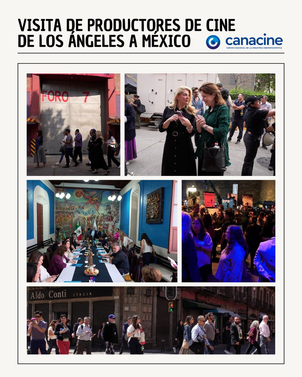 🎦 Compartimos más aspectos de esta visita de productores de cine de Los Ángeles a México.

👊🏼
