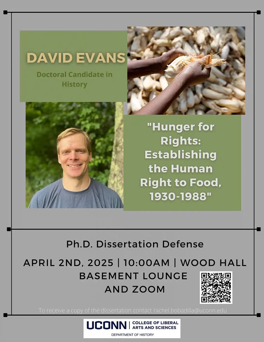 UConnHistory's tweet image. Huge congratulations to our own Dr. David Evans for successfully defending his PhD dissertation!