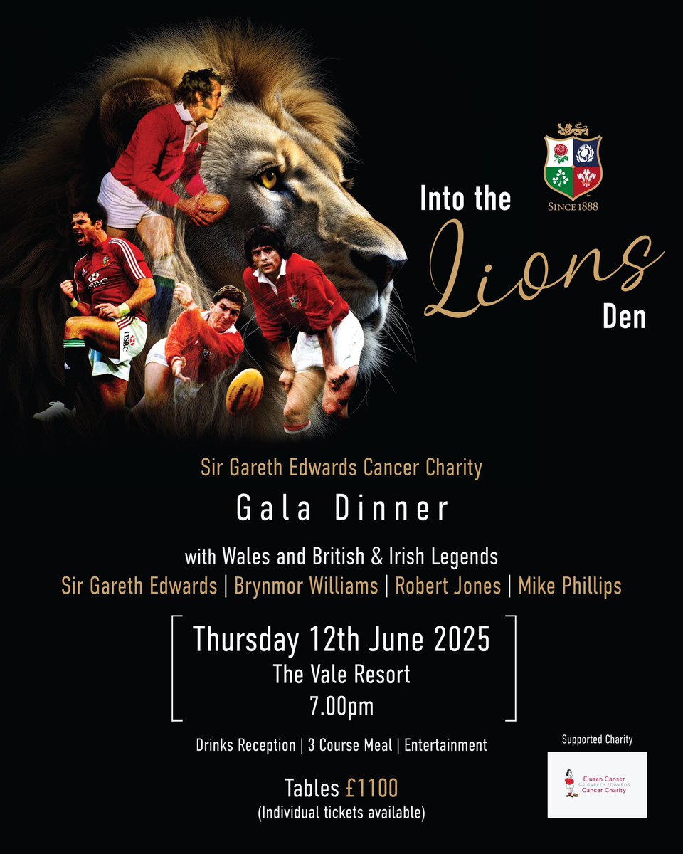 MGall8's tweet image. What a lineup for @sirgarethedward Gala Dinner @TheValeResort for more info and to book ticketpass.org/event/EPLVGU/i…