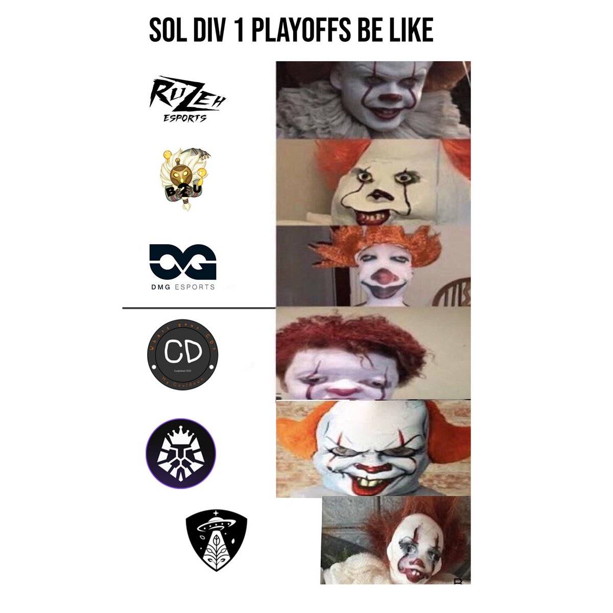 Looking very scary 😱 (don't be mad fellow opponents its a joke)