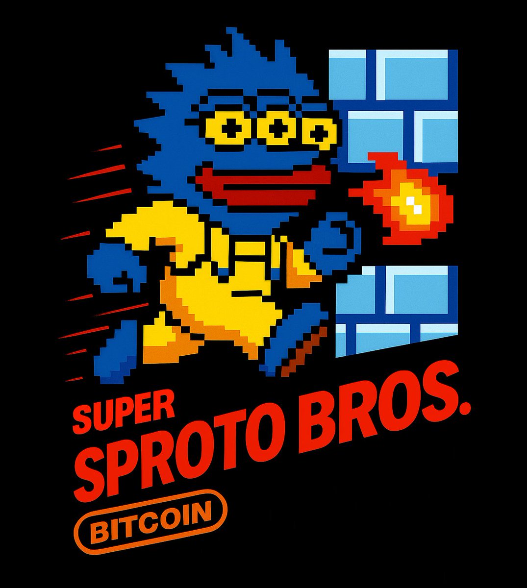 MeekoMister's tweet image. CLASSIC 8-BIT SPROTO #HPOS10I