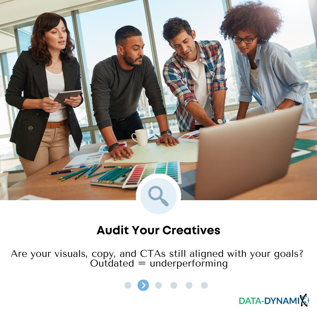 DataDynamix1's tweet image. Spring clean your ads! April is perfect for refreshing creatives, audience segments, and budgets. Follow this 4-step checklist and keep your ads converting all quarter long.#AdRefresh #CampaignAudit #SpringStrategy