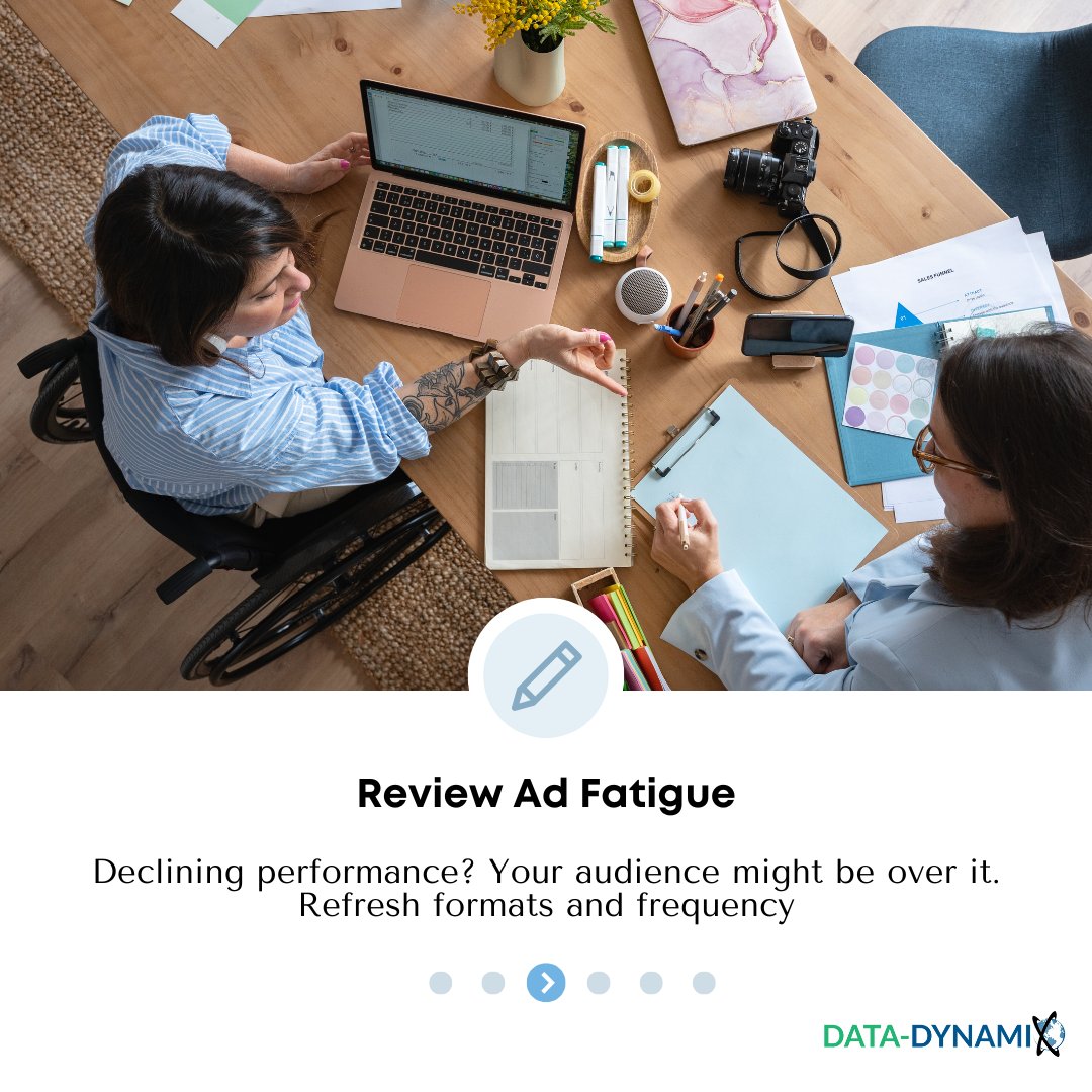 DataDynamix1's tweet image. Spring clean your ads! April is perfect for refreshing creatives, audience segments, and budgets. Follow this 4-step checklist and keep your ads converting all quarter long.#AdRefresh #CampaignAudit #SpringStrategy