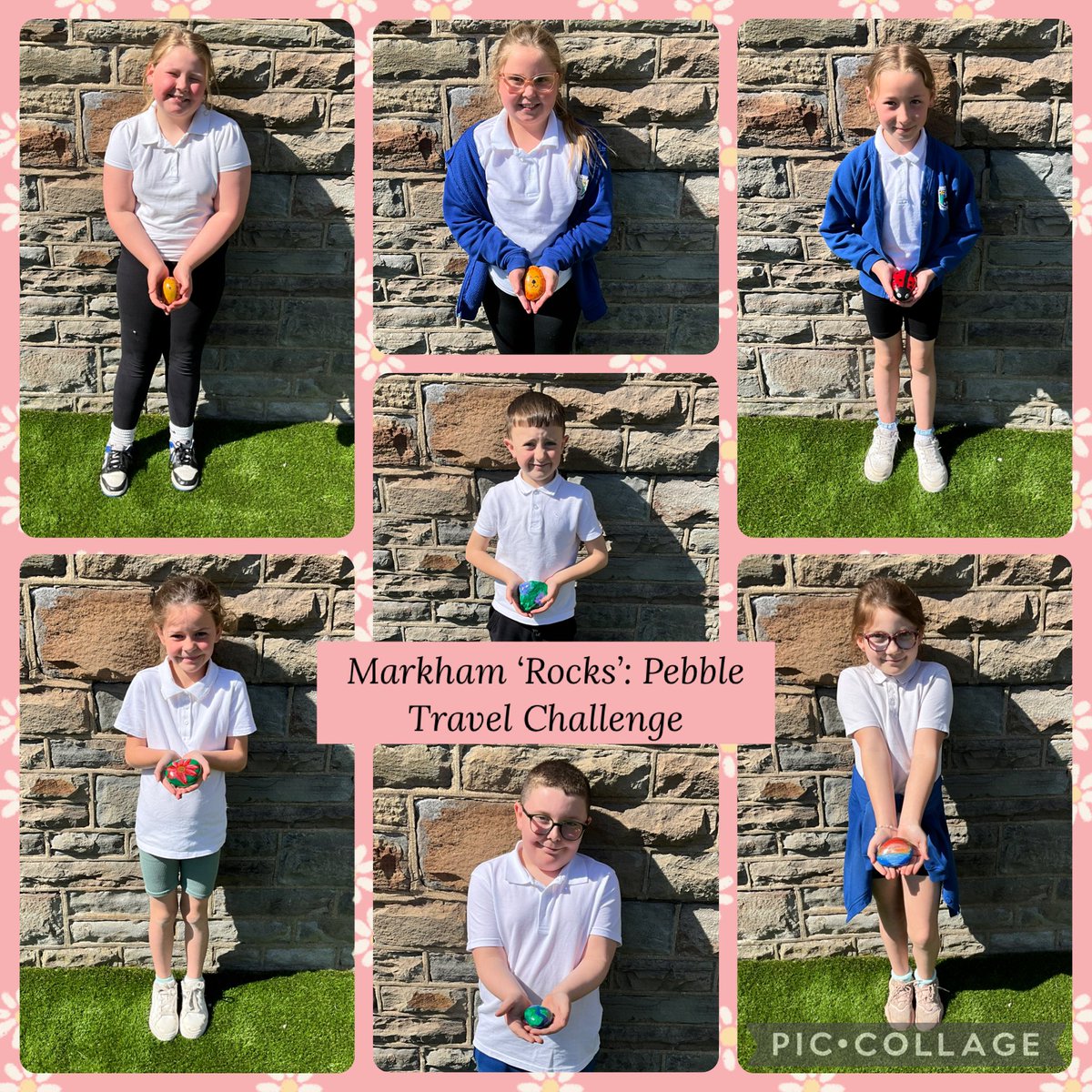 The pebbles are ready for their next big adventure! The children made questionnaires using Google Forms, created a radio broadcast with instructions &amp; placed QR codes underneath each pebble. Now it’s time to see how far they travel-if you find one, take it on a journey!