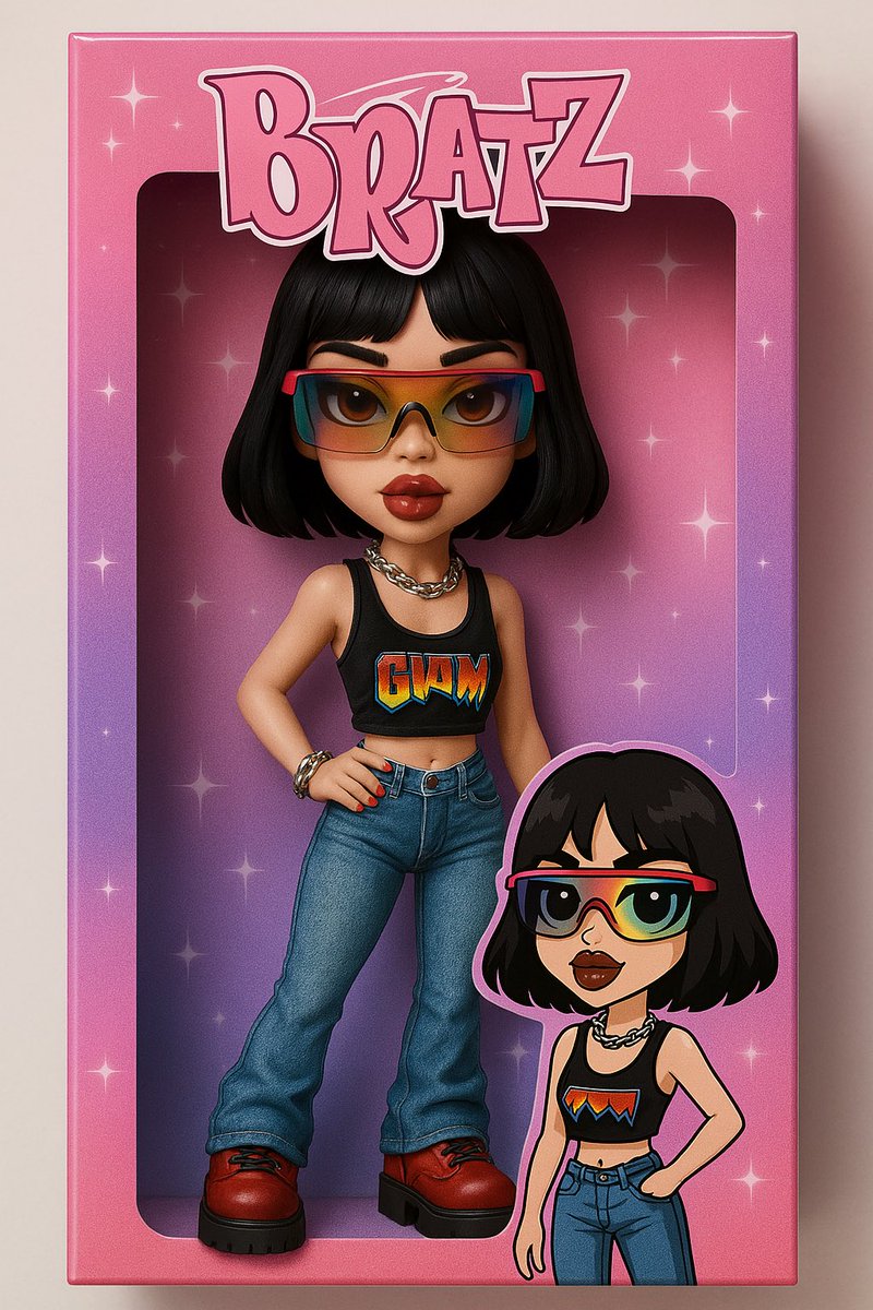 wiz_sol0x's tweet photo. @slingdeez Hey @slingdeez
Here is your Bratz! Haha
#bratzify https://t.co/YDOUR40cqj