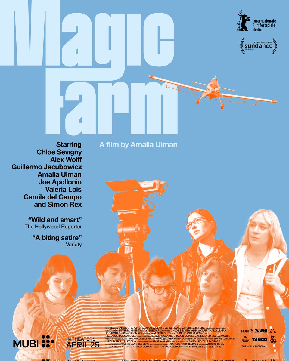 filmes_e_filmes's tweet image. Confira o pôster oficial de "Magic Farm", novo filme da jovem cineasta argentina Amalia Ulman - com Chloë Sevigny, Alex Wolff e Simon Rex no elenco - que estreia dia 25 de abril nos cinemas americanos via @mubi.❤️🎥

#magicfarm #amaliaulman #chloesevigny #alexwolff #simonrex