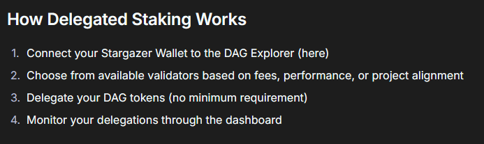 TetonNode's tweet photo. @joaopfc I see instructions say connect to @StargazerWallet, but with $DAG on $Base, can a different wallet that supports Base be used to stake or is staking exclusive to Stargazer Wallet? Is staking possible for $DAG on $Base or does the DAG need to remain on the native $DAG network? https://t.co/pnZMCwuaQL