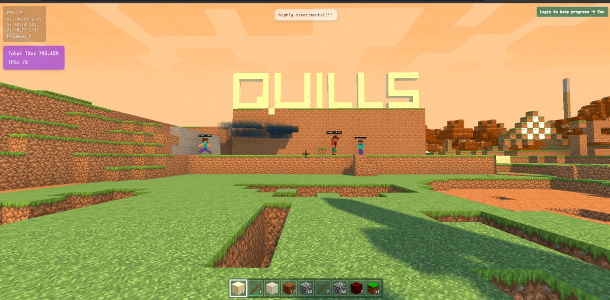 quillsadventure's tweet photo. Powered by @MSquared_io, Chunked by Quills! 

%100 ONCHAIN
