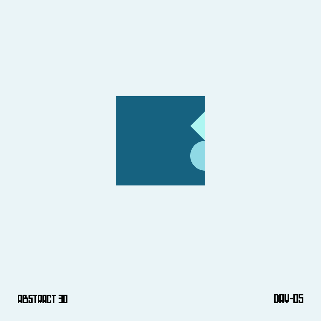 Designatiev's tweet image. Day 5 — E
Minimal form, bold structure. Still exploring shapes and shades of blue.
Simple rules — surprising results.

#Abstract30 #typography #geometricdesign #dailypractice