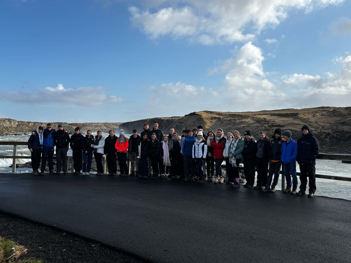 GeographyPC's tweet image. On Solheimajokull Glacier - we saw a meltwater lake, crevasses and icefield, wore crampons, and walked with ice axes! We have visited the amazing Skogafoss Waterfall and visited the ‘Black Beach’ at Reynisfjara among other sites today