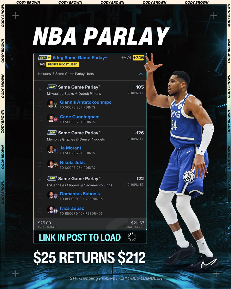 Cody Brown Bets tweet media