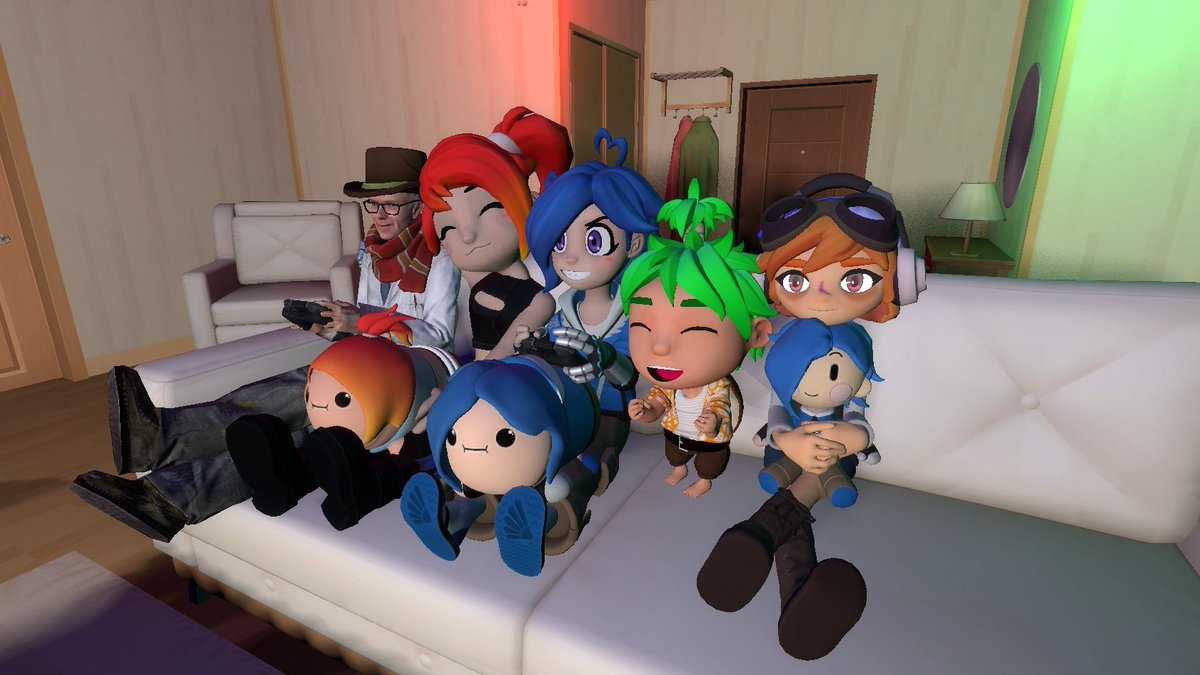 epicmichealboi8's tweet photo. Game night with the girls and theo #smg4tari #smg4meggy #MetaRunner #MetaRunnerBelle #MetaRunnerTari #gmod https://t.co/ZDcaOIKjj0