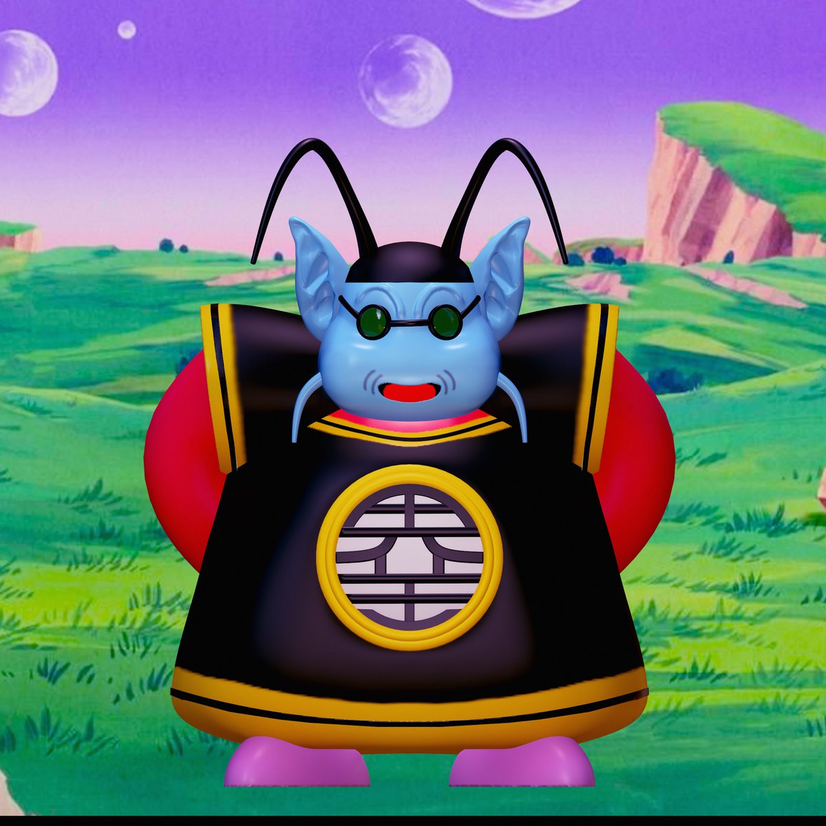 UnrealVisionz_'s tweet photo. Check out my 3D model of King Kai from Dragon Ball Z🐉

#KingKai #DragonBallZ #3DModel #FreeDownload #AnimeArt #3DArt #DigitalArt #3DModeling #Render #FanArt #DBZ https://t.co/XBc6SDDYgu